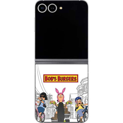 Bobs Burgers Bike Squad Galaxy Z Flip6 Skin